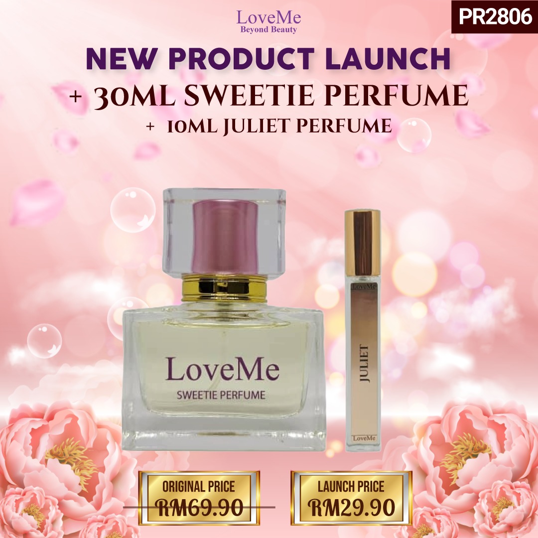30ML - PERFUME SWEETIE + 10ML JULIET